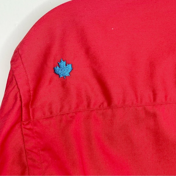 Jared Lang Button Down Shirt Red Size S/P - Picture 4 of 6
